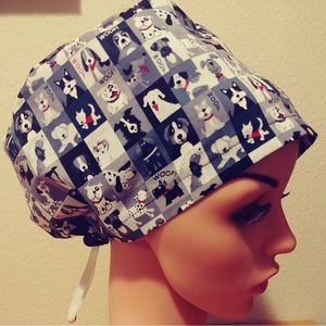 Dog Portraits Scrub Cap